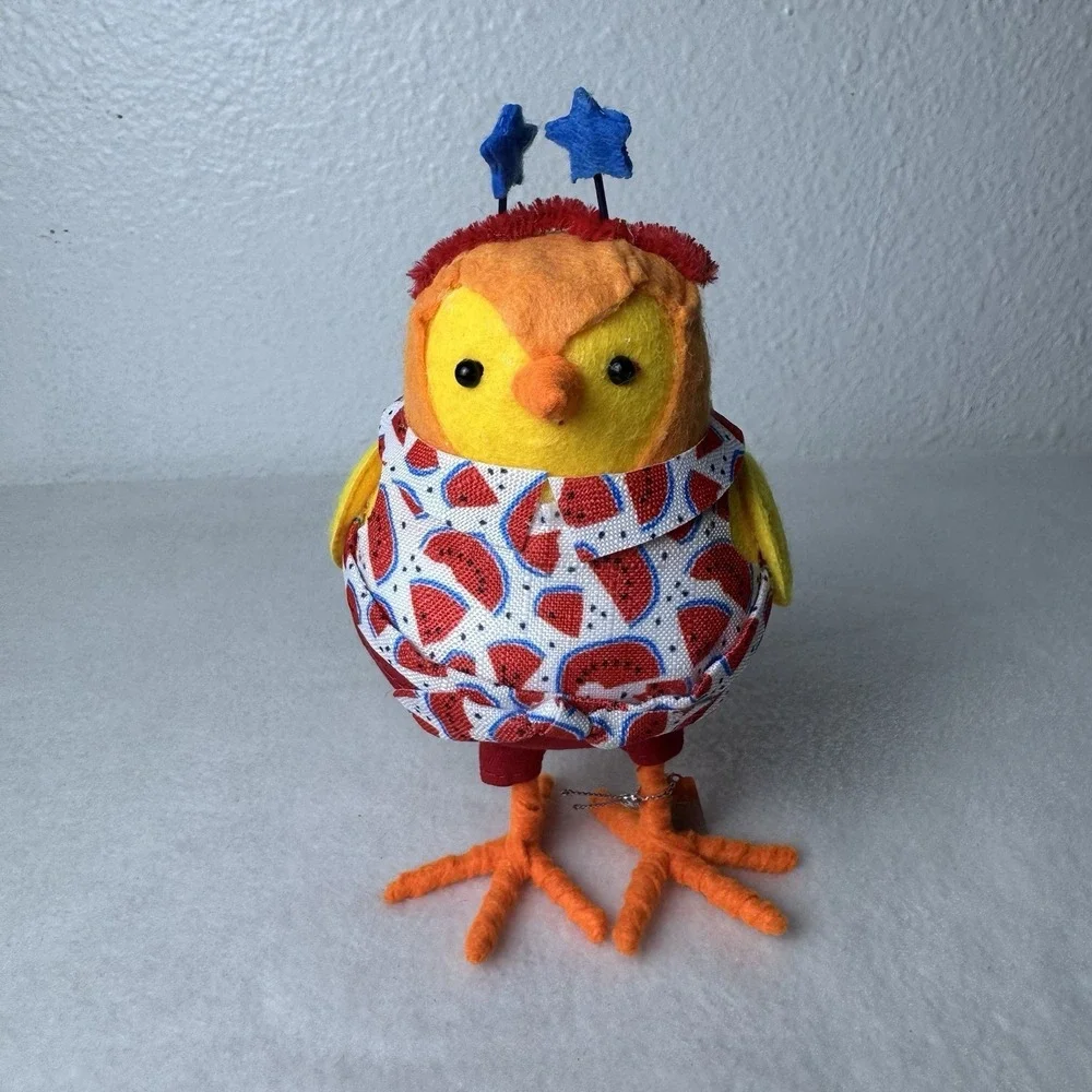 2023 Target Feathery Friends Sun Squad Birds Diver Mellie Fabric Bird Lot Of 2